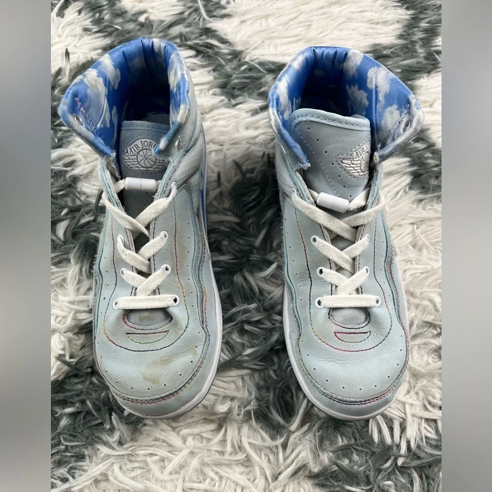 Jordan 2 J Balvin Kids Retro SP (PS) Celestine Blue Size 3Y DQ7693-419